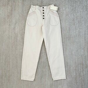 NWT Kivari Gwen High Rise Button Fly Mom Jeans 4